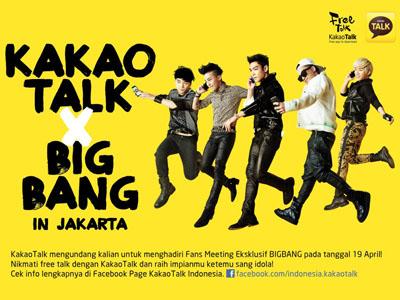 Big Bang Bersama KakaoTalk Gelar Fan Meeting Gratis di Jakarta